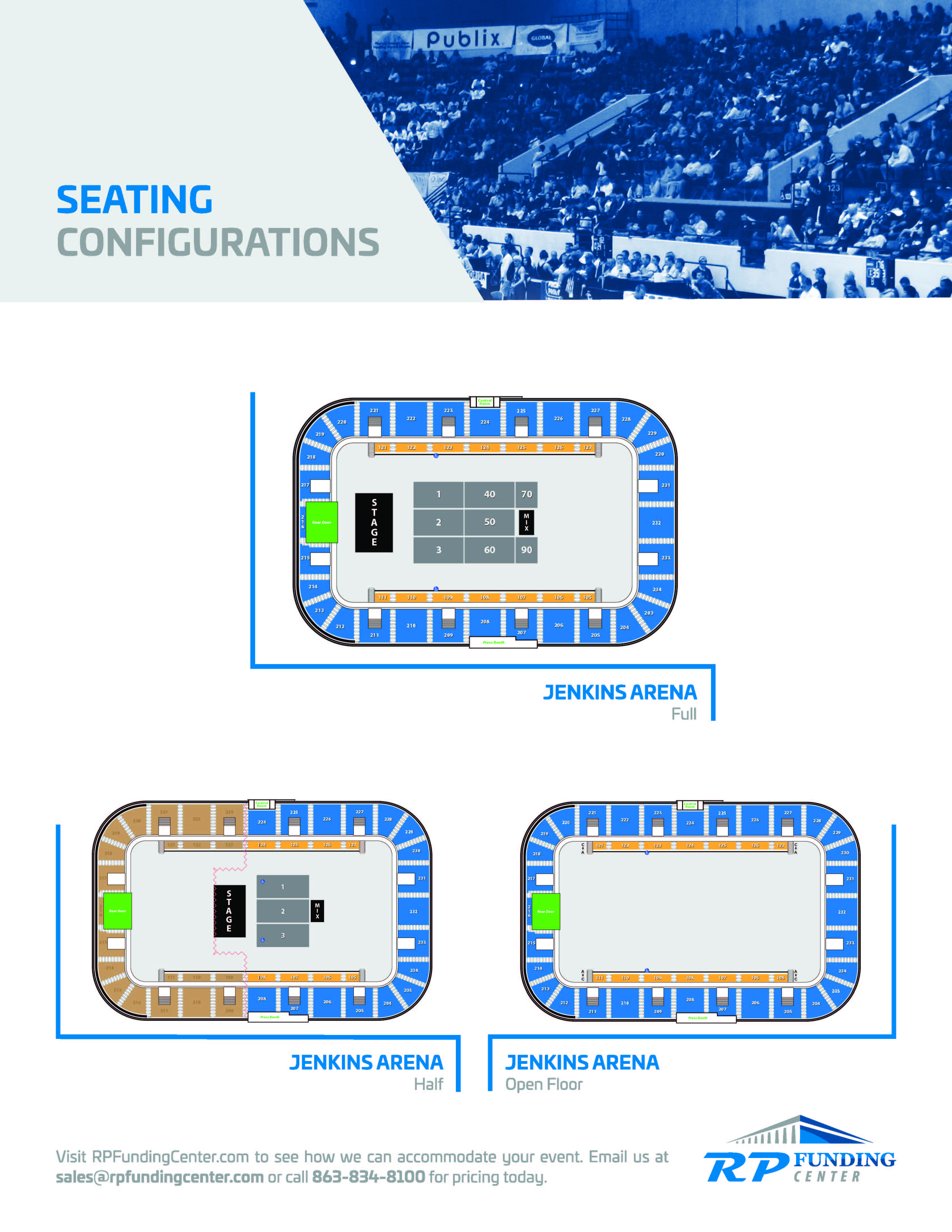 2020 jenkins seating configurations